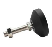 RIDRAMENTO Niveladores de Muebles Pies, Pies Niveladores De Muebles Ajustables M8/M10/M12 Base 40/50 Mm Perno 50-120 1-4 Piezas(D40xm12x100,4 Pcs)