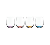 RIEDEL Happy O Vol.2 - Placas de cristal transparente teñidas hechas a máquina