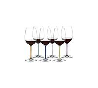 RIEDEL Juego de 6 copas de vino tinto Cabernet/Merlot FATTO A MANO multicolor