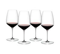 RIEDEL Veloce Cabernet/Merlot, 4 unidades, cristal transparente, hecho a máquina de primera calidad