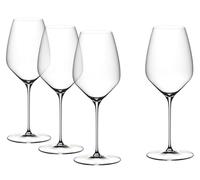 Riedel Veloce Riesling cristal transparente, hecho a máquina, 4 unidades