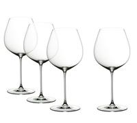 RIEDEL Veritas Old World Pinot Noir Wine Glass, 4 unidades, cristal transparente, fabricado a máquina de primera calidad