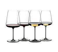 Riedel Copas de vino Winewings – Juego de degustación 4 unidades, transparentes