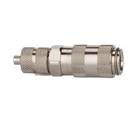RIEGLER 107095-243.08/9-N - Acoplamiento de cierre rápido NW 2,7, MS vern, conector de manguera 6 x 4, 1 unidad