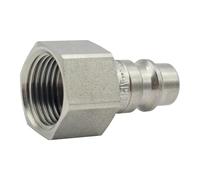 RIEGLER 107439-243.95 C - Boquilla para embragues NW 7,2-7,8, acero inoxidable 1.4305, G 3/8 IG, 1 unidad