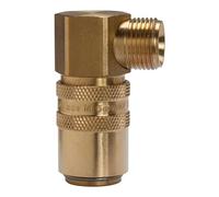 RIEGLER 107971-280.36 - Acoplamiento de temperamento DN 9 con conexión de rosca exterior, G 3/8 90°, 1 unidad
