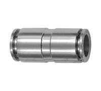 RIEGLER 135247-847.014 ES - Conector recto para manguera de diámetro exterior 14, ES 1.4404, 1 unidad