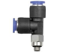 RIEGLER 148851-129.003-3M Blue Series - Tornillo de rosca en T (forma de L, giratorio, M3, 1 unidad), color azul