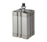 RIEGLER 15.DMA.80120 Serie ACE - Cilindro compacto, doble acción con imán, pistón de 80 mm, 120 mm, conector G de 1/8", M16 x 1,25, barras de pistón