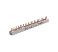 Riel de conexión de horquilla. 3 fases. Módulo 12mm2 12 e.4037a