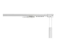 Riel de cortina reforzado extensible (Largo: 390 cm, Blanco)