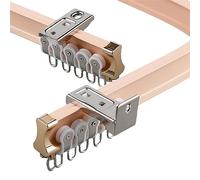 Riel de techo flexible flexible y flexible de 4 m/6 m, sistema de riel curvado para divisor de habitación, toldos de caravana, deslizadores resistentes para montaje en pared/techo para duchas de baño