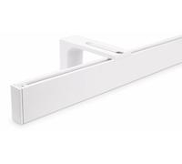 Riel deslizante interior a medida, de un solo carril, color blanco – Serie Loft – 420 cm