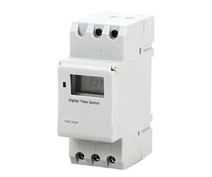 Riel Din, 2 cables, semanal, 7 días, interruptor de tiempo Digital programable, relé, temporizador, Control AC THC 15A 30A 220V 230V 12V 24V 48V
