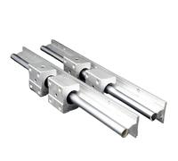Riel lineal, guía deslizante lineal, juego de 2, 35 mm, SBR35, 300, 350, 400, 450, 500, 550, 600, 700, 800, 900 y 1000 mm, 2 guías lineales SBR35 + 4 bloques SBR35UU.(850mm)