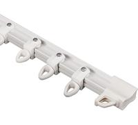 Riel para Cortinas, Barra guía Blanca para Cortinas, Sistema de riel para Cortinas de Montaje en Techo/Pared (Montaje en Techo, 600 cm/19,7 pies).