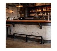 Riel Para Pies De Barra Estilo Industrial Retro, Reposapiés Tubo Galvanizado Redondo 32mm Diámetro Para El Hogar, Restaurante Comercial, Pub, Personalizable(2.9M/9.51FT)