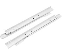 Rieles deslizantes for cajones, guías, 1 par, silenciador, dos gabinetes, mesa de computadora, polea rodillo for teclado(10inch 25cm)