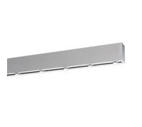 Rieles para Cortinas con Onda Perfecta con Instalación a Techo, Riel de Cortina Flexible y Resistente para ventanas y puertas Guías decorativas CINTACOR Gris 150 cm