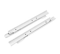 Rieles silenciosos for dos armarios, guías for cajones, mesa de ordenador, polea rodillo for teclado, muebles, diapositivas, 2 uds Para Cajones De Armarios(10inch 25cm)