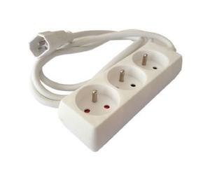 Riello regleta 3 t base múltiple 1,5 m 3 salidas ac interior blanco
