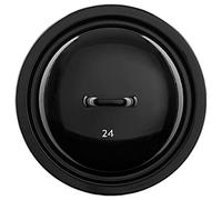 Riess, 0258-017, tapa 24, Classic - Gigante y gnomo, diámetro 24 cm, altura 5,9 cm, esmaltado, color negro
