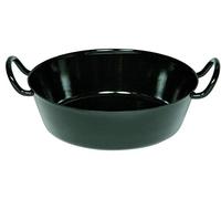 Riess, 0387-022, Sartén para chuletas 28, Classic - esmalte negro, diámetro 28 cm, ancho 32,6 cm, altura 10,8 cm, capacidad 3,00 litros, esmalte, negro, inducción..