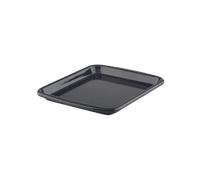 Riess, 0398-022, Mini bandeja para hornear, 24,8 x 20 cm, CLASSIC - Molde para horno y asado, altura 2,0 cm, esmalte, negro, inducción