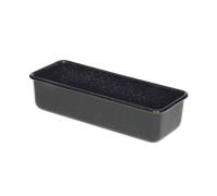 RIESS Molde de pan de esmalte profesional 35x14cm negro negro