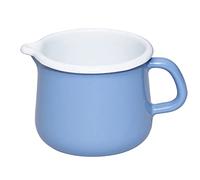 Riess Classic Nature Blue 0671-128 - Cacerola con boquilla esmaltada (10 cm de diámetro, capacidad de 0,75 L)