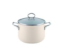 Riess NOUVELLE olla alta con tapa de cristal 4 l / Avorio