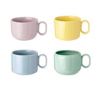 RIG-TIG 4 Tazas MIX'N'MATCH 29 zul-amarillo-rosa-verde