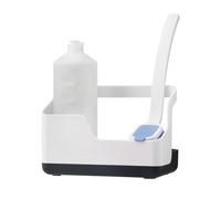 RIG-TIG Set de limpiar platos Sink-Caddy blanco-gris