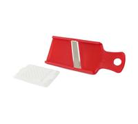 Rigamonti Cortador de verduras Ecoperfetta con protector de dedos. Cortador de verduras manual con hoja de acero inoxidable súper afilada. Fácil de usar y lavar. Para uso doméstico y profesional.