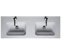 Riho Porto Square: Lavabo doble encastrado de 120 cm