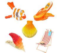 Riisoyu Pinzas para Toallas de Playa, 4 Piezas Clips para Toallas de Playa Pinzas Ropa Plastico Prueba de Viento Multiusos Clips Pinza de la Ropa Pinza de Toallas para Tumbonas Sillas de Piscina