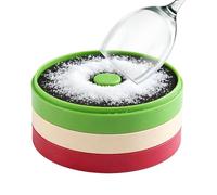 Rimmer Sal Para Cócteles,con Esponja, Accesorios para Bar Reutilizables 3 Niveles - Escarchador De Azúcar Para Cócteles - Para Jugo Lima Guarnición Y Decoración Bebidas Bloody Mary Gimlets Hogar Vacac