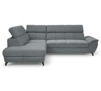 Rinconera con cama bosa izquierda 4 plazas gris