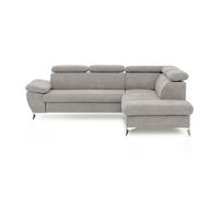 Rinconera con cama gisela derecha 3 plazas gris claro - conforama