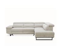 Rinconera con cama swan derecha 4 plazas gris claro