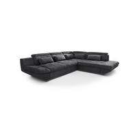 Rinconera convertible en cama eternity derecha 5 plazas antracita - conforama