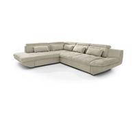 Rinconera convertible en cama eternity izquierda 5 plazas beige - conforama