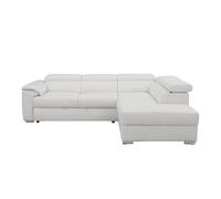 Rinconera derecha con cama de piel maya color blanco
