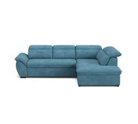 Rinconera derecha con cama l zoom color azul