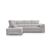 Rinconera l bari xl izquierda 4 plazas gris claro