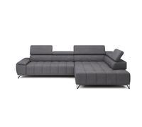 Rinconera relax eléctrica palladio derecha 5 plazas gris oscuro