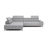 Rinconera relax eléctrica palladio izquierda 5 plazas gris claro