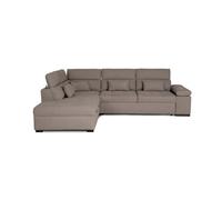 Rinconera reversible con cama stewart 4 plazas marrón