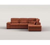 Rinconera reversible con cama stewart 4 plazas terracota