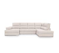 Rinconera u bari xl derecha 4 plazas beige
